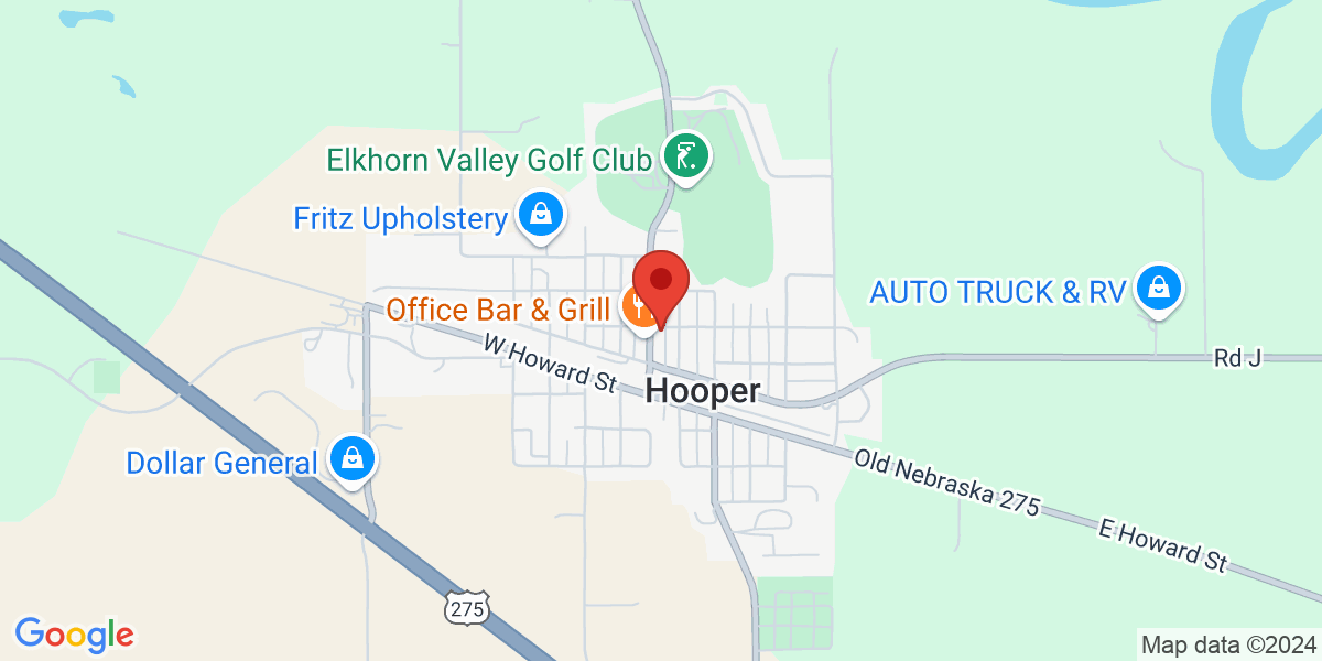 Map of Hooper Public Library